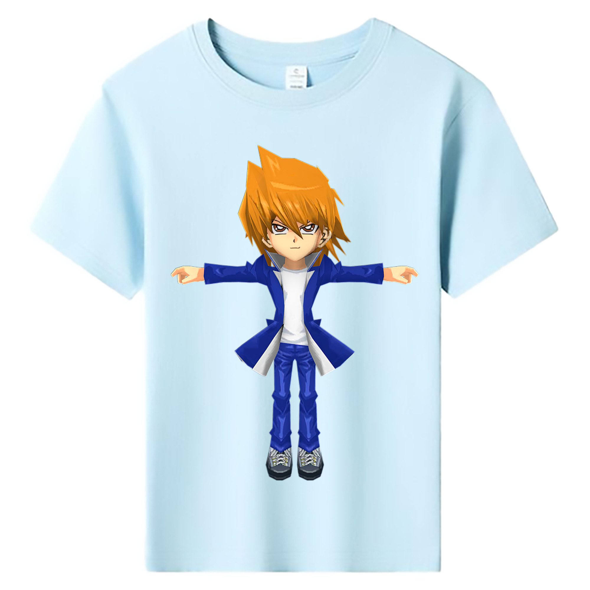 （画像用） 遊☆戯☆王 Yu-Gi-Oh! 綿100％キッズTシャツ（フロントプリント）